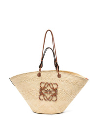 Loewe Paula's Ibiza Women Anagram Rafia Large Tote