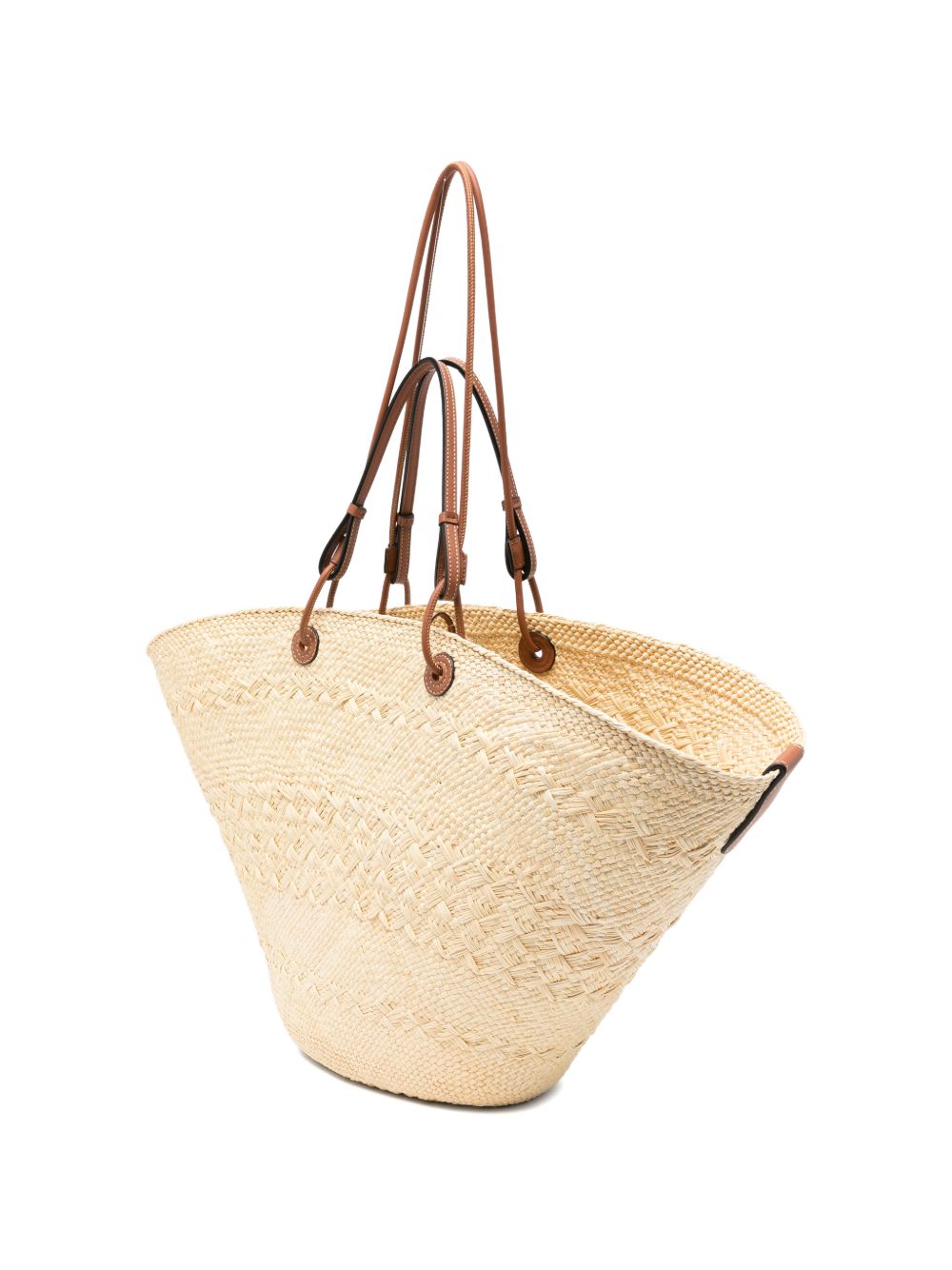 Loewe Paula's Ibiza Women Anagram Rafia Large Tote