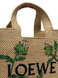 Loewe Paula's Ibiza Women Loewe Font Small Rafia Tote