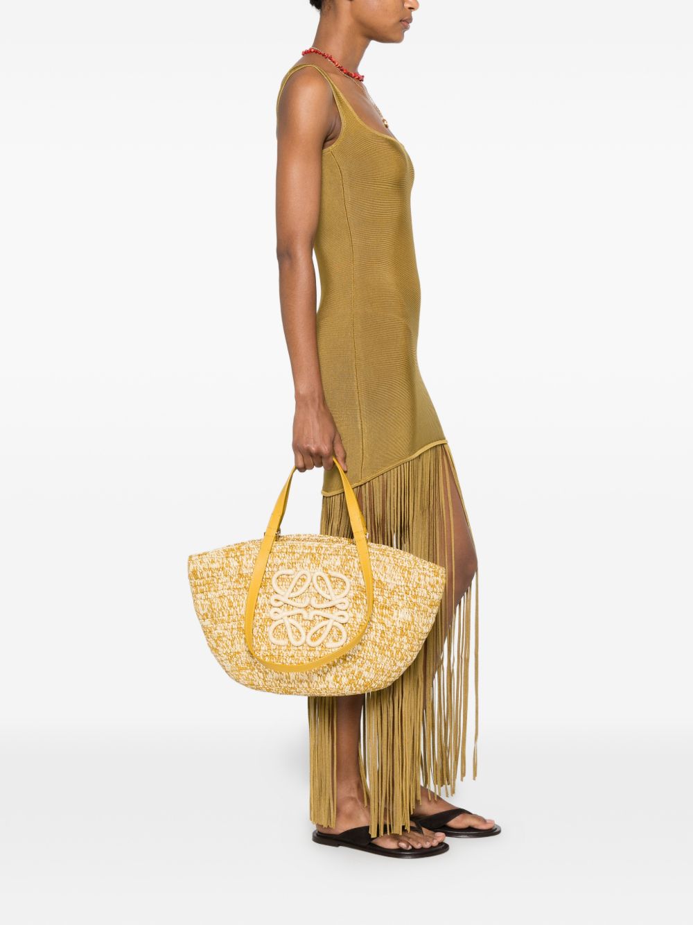 Loewe Paula's Ibiza Women Eclipse Medium Rafia Tote