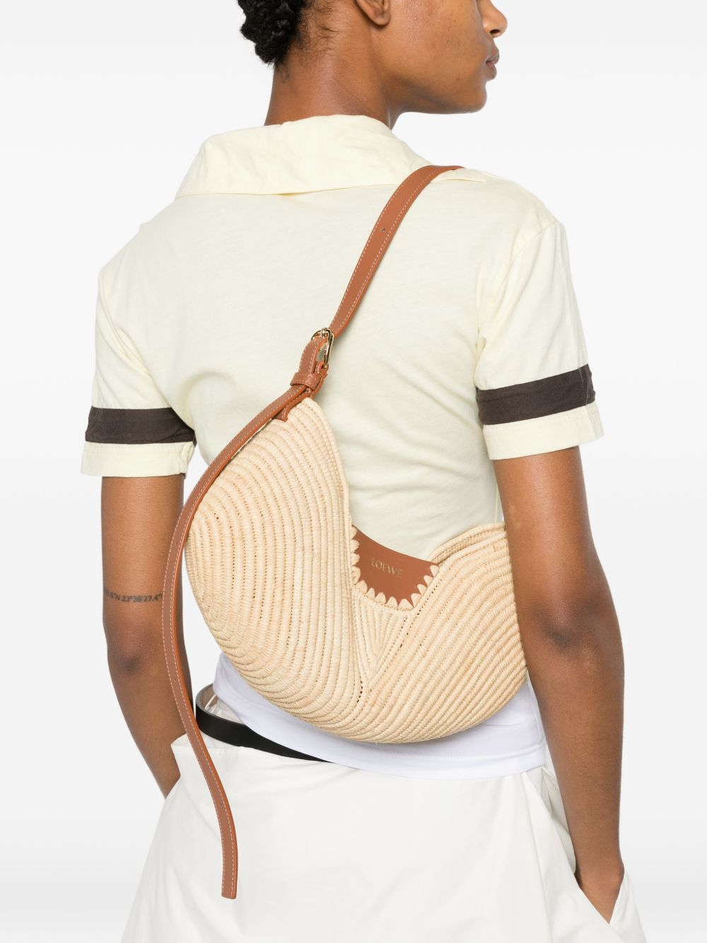Loewe Paula's Ibiza Women Swing Medium Rafia Shoulder Bag