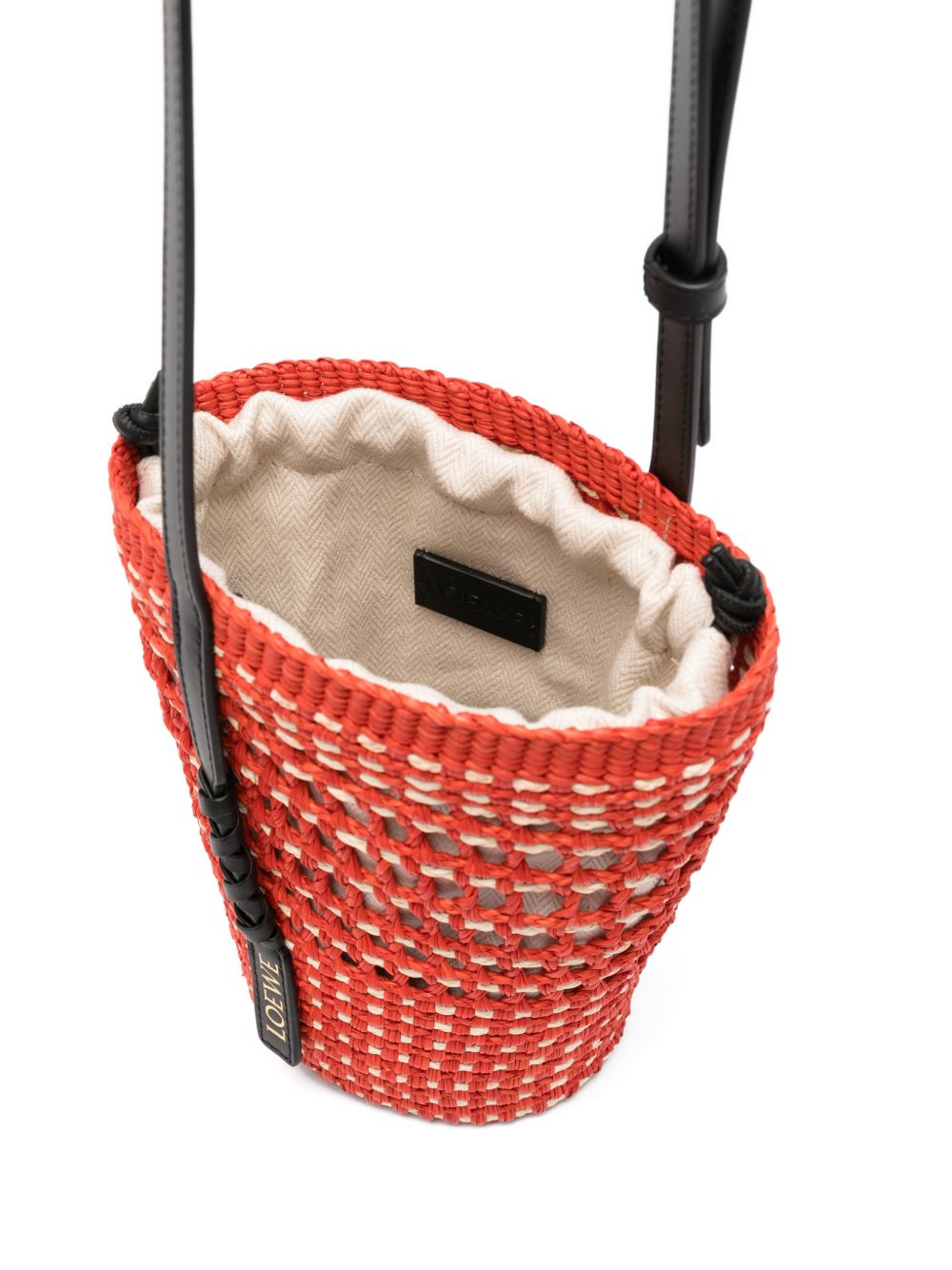 Loewe Paula's Ibiza Women Braid Rafia Bucket Bag