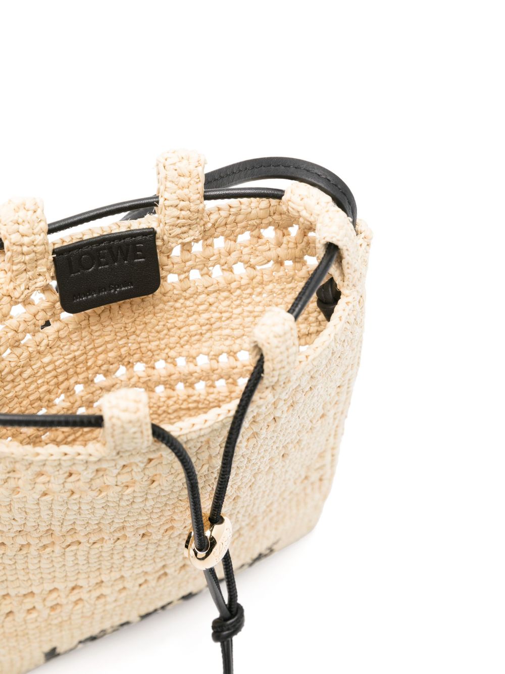 Loewe Paula's Ibiza Women Rafia Drawstring Pocket Mini Bag