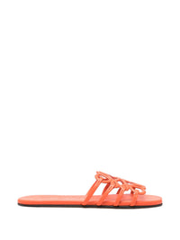 LOEWE Loewe Women Paula's Ibiza Petal Anagram Leather Slides