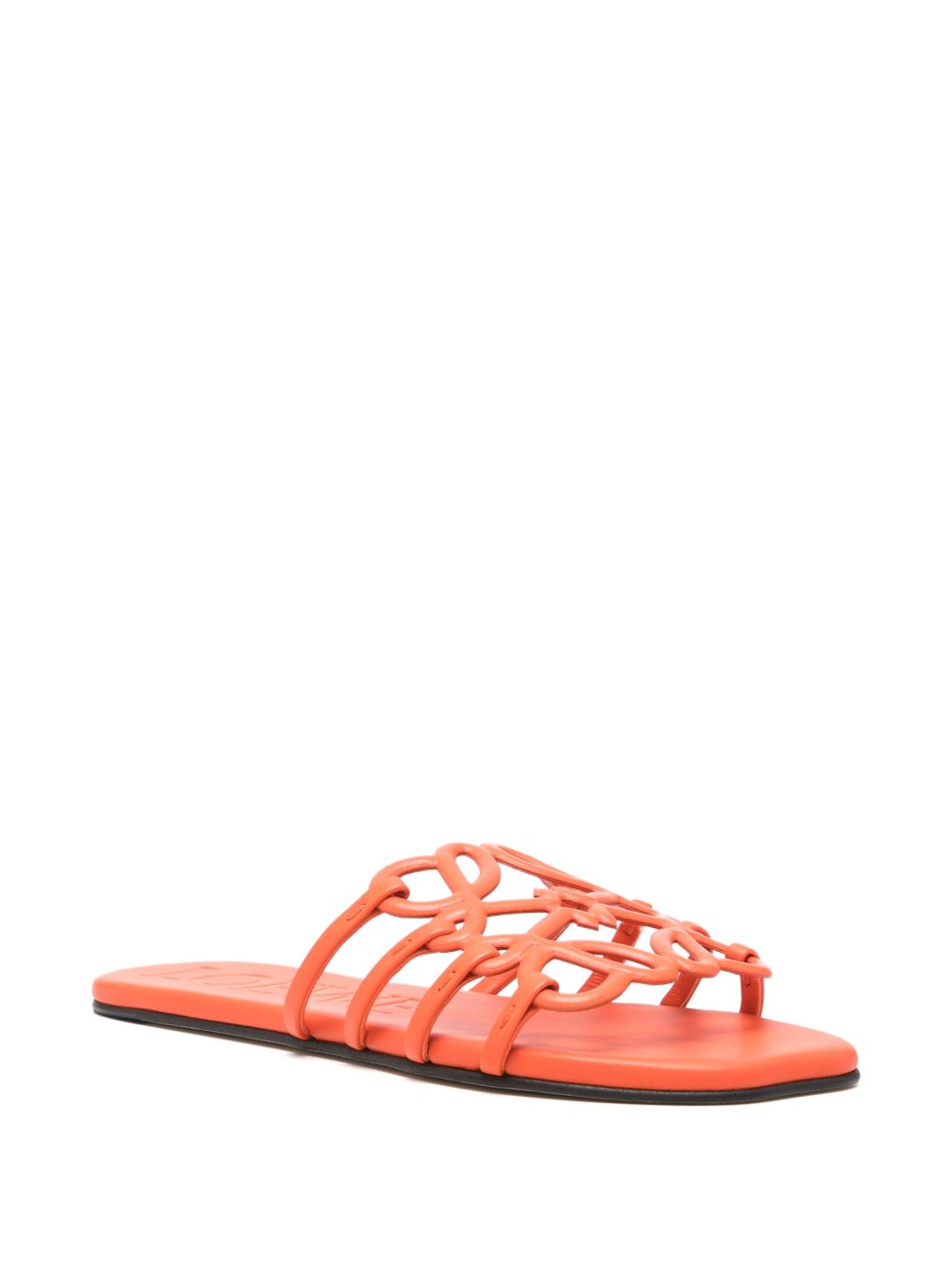 LOEWE Loewe Women Paula's Ibiza Petal Anagram Leather Slides