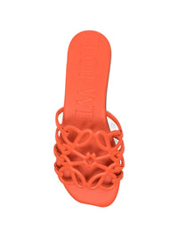 LOEWE Loewe Women Paula's Ibiza Petal Anagram Leather Slides