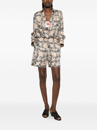 Loewe Paula's Ibiza Women Printed Silk Shorts