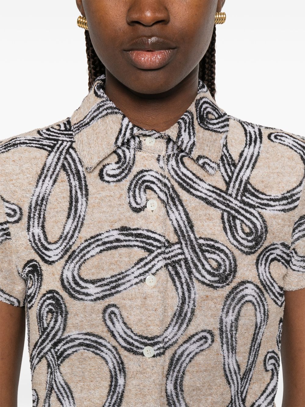 LOEWE PAULA'S IBIZA Loewe Paula's Ibiza Women Cotton Blend Printed Shirt