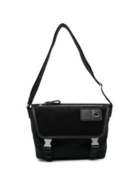 Loewe Men Flex Medium Canvas And Suede Crossbody Bag