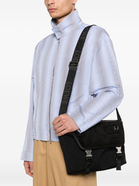 Loewe Men Flex Medium Canvas And Suede Crossbody Bag