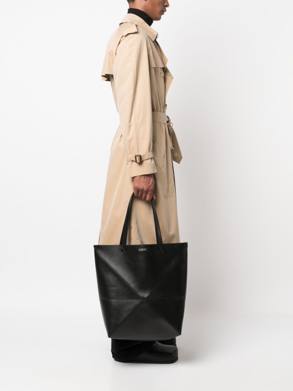 Loewe Men Puzzle Fold Xl Leather Tote – Bluefly