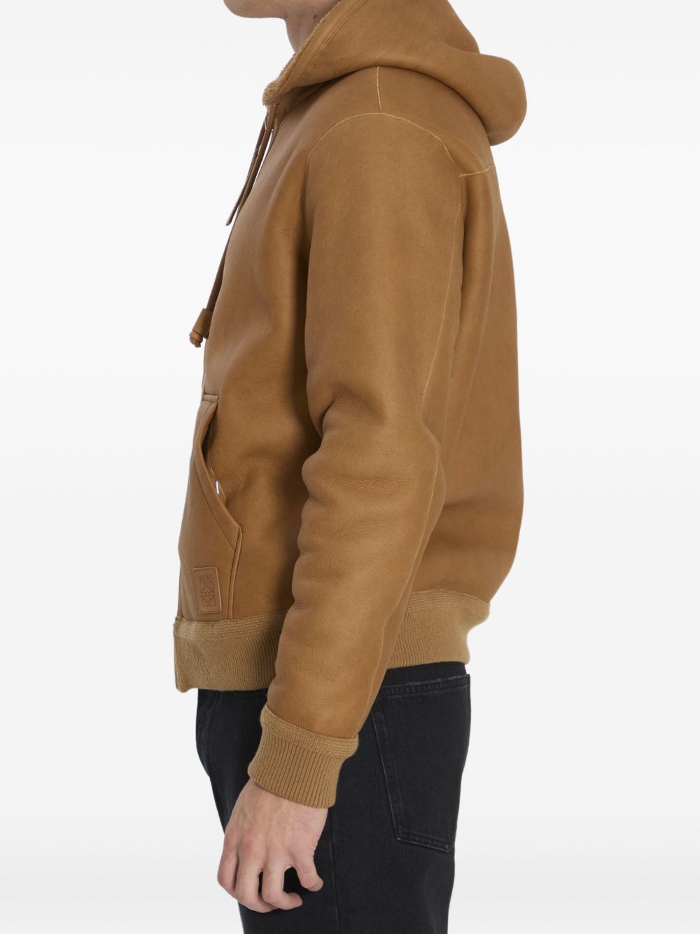 LOEWE Loewe Men Shearling Leather Jacket