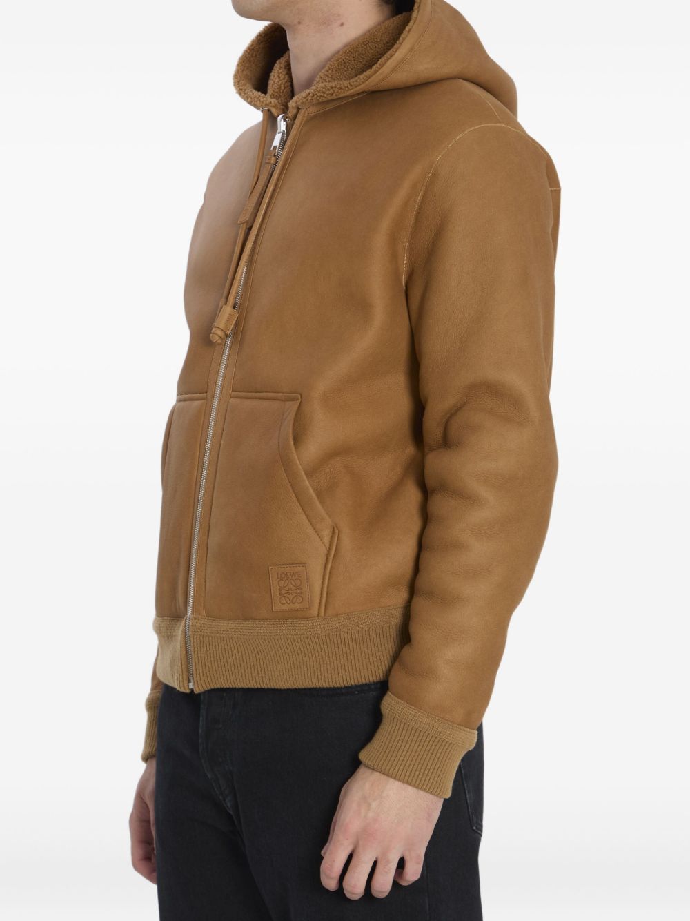LOEWE Loewe Men Shearling Leather Jacket
