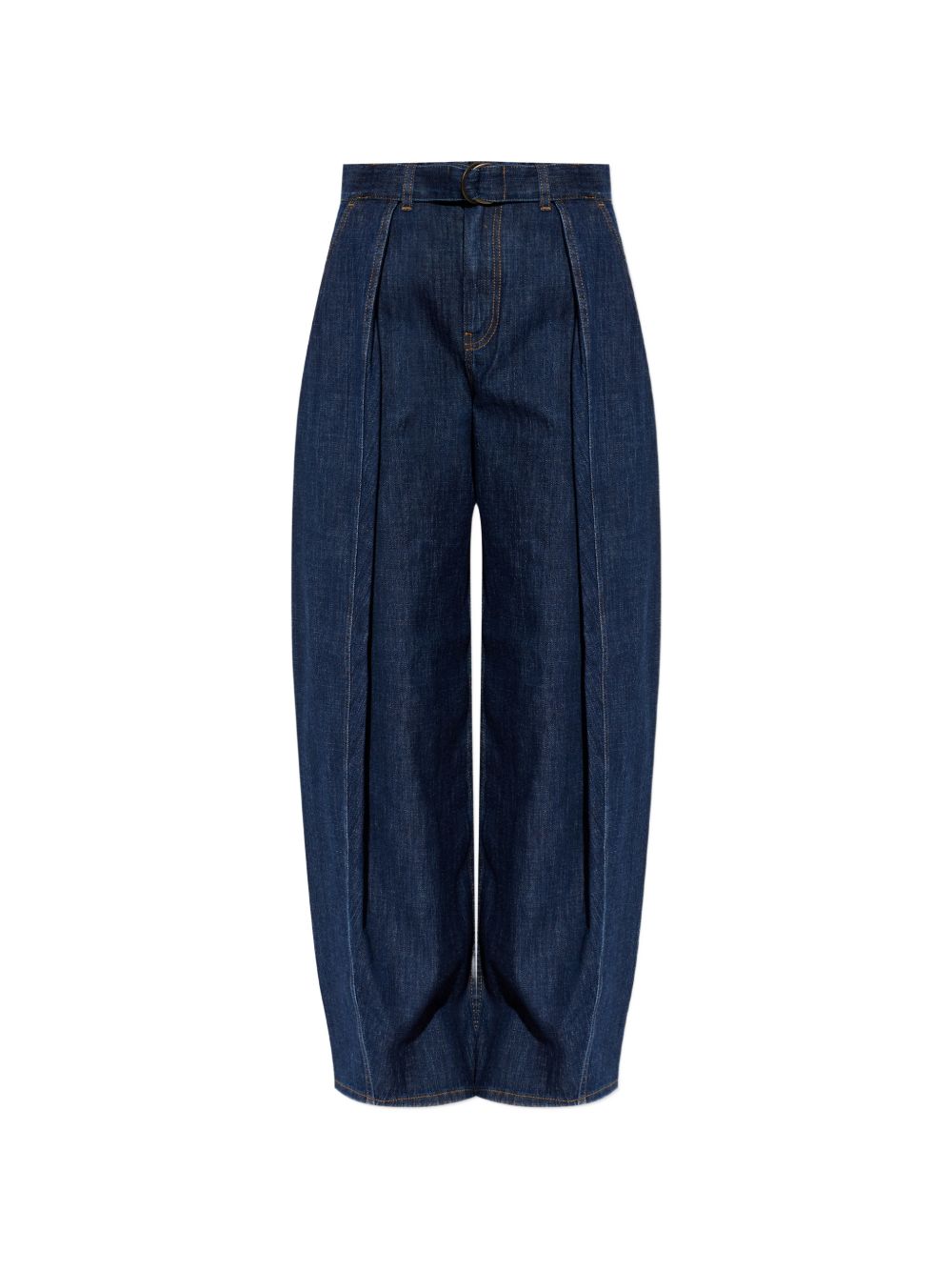 Loewe Women Belted Wide-Leg Denim Jeans