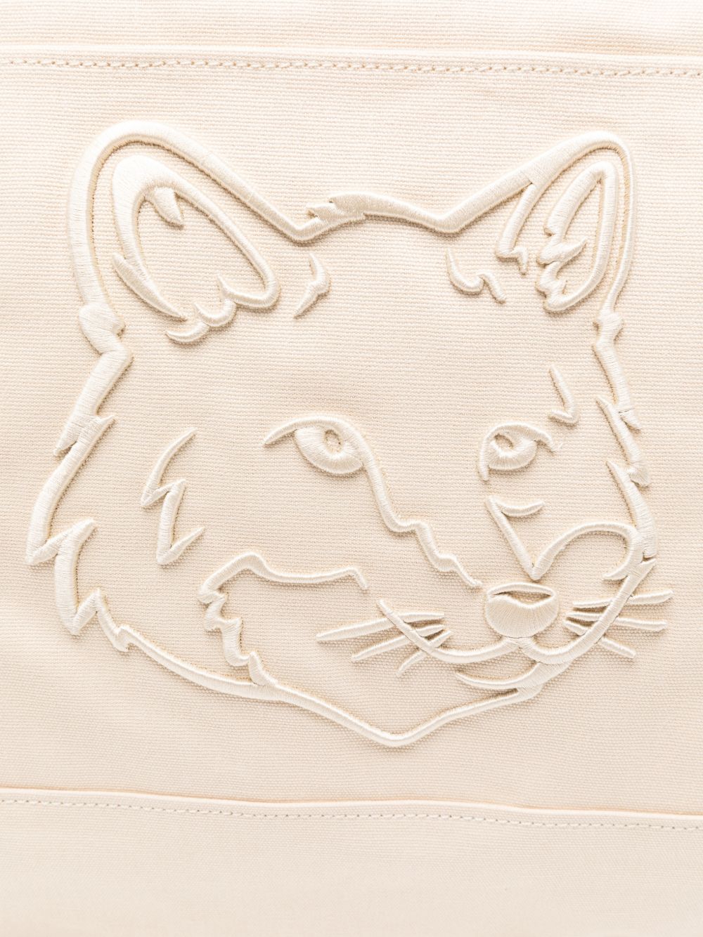 MAISON KITSUNE' Maison Kitsune' Women Fox Head Xl Canvas Tote
