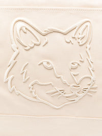 MAISON KITSUNE' Maison Kitsune' Women Fox Head Xl Canvas Tote