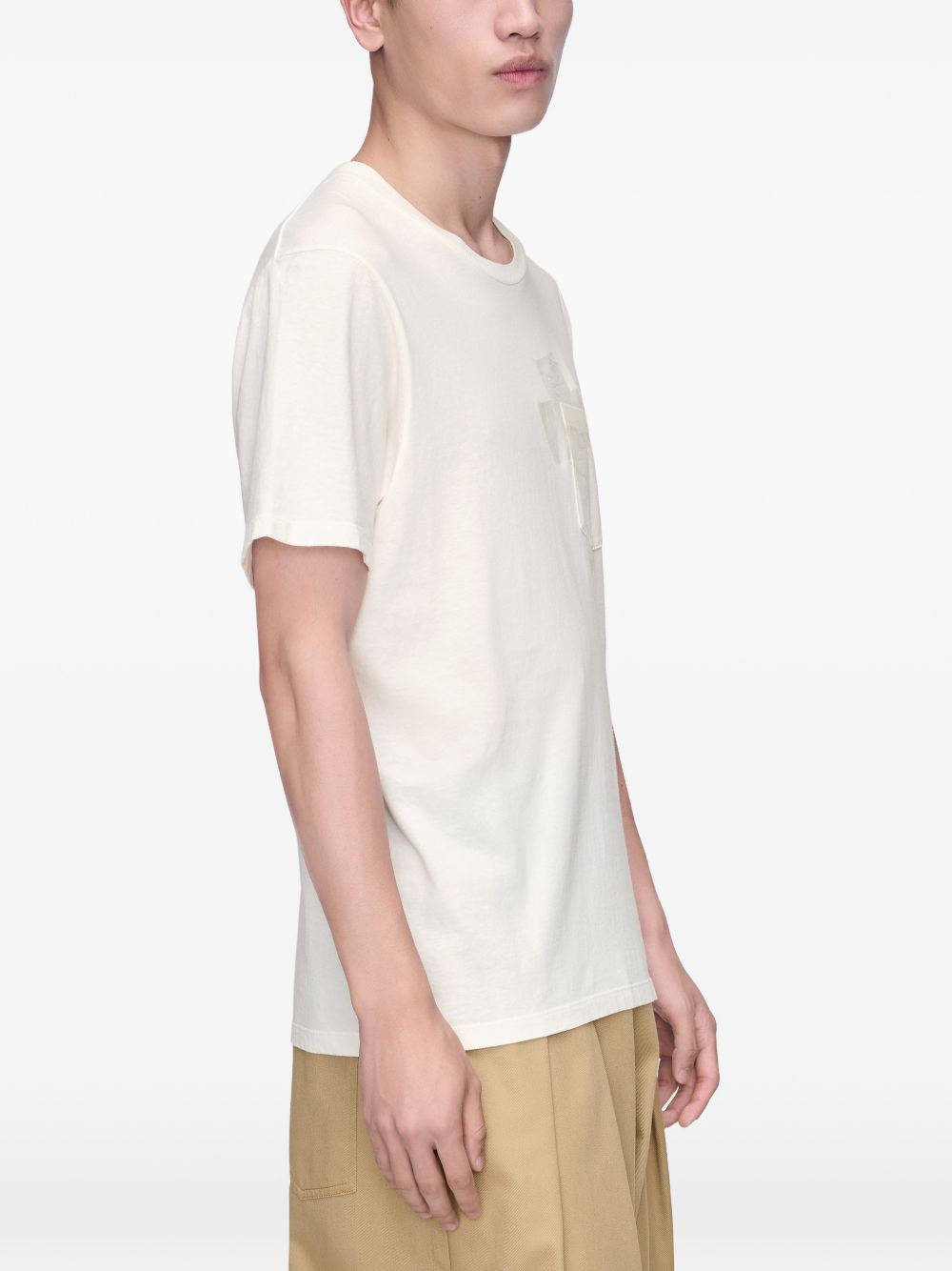 MAISON MARGIELA Maison Margiela Men Taped Cotton T-Shirt