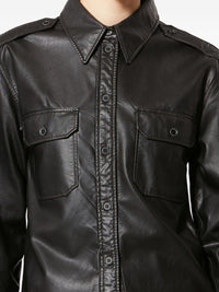 MARANT ETOILE Marant Etoile Women Noee Faux Leather Shirt