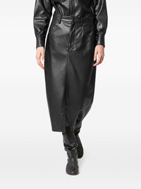 Marant Etoile Women Nilauria Faux Leather Skirt