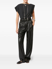 Marant Etoile Women Nereane Faux Leather Trousers