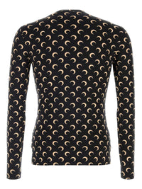 Marine Serre Men Moon Crewneck Top