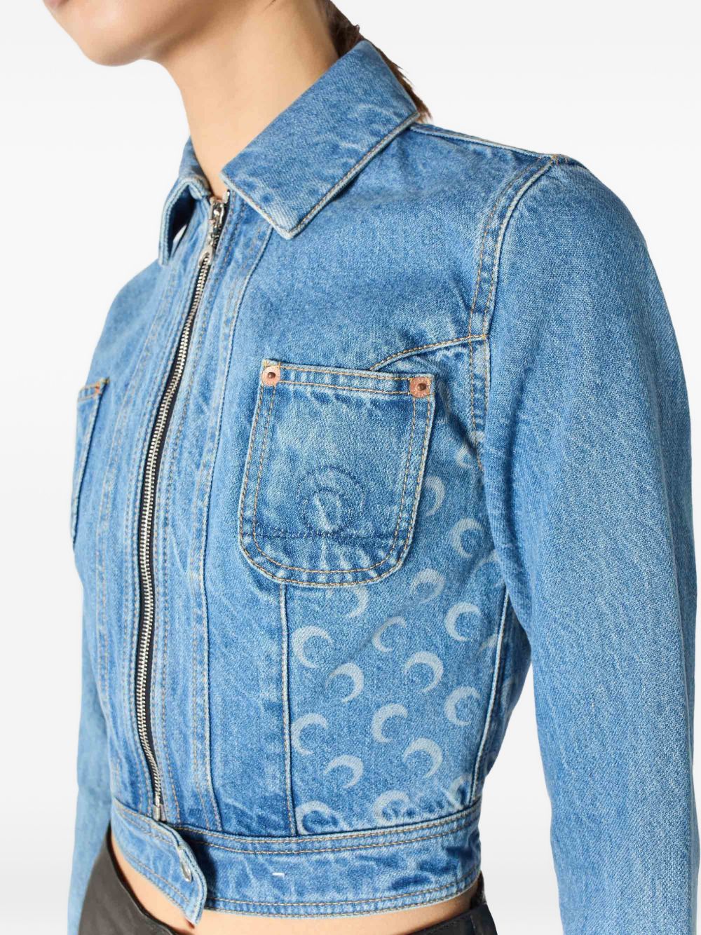 MARINE SERRE Marine Serre Women Denim Cotton Jacket