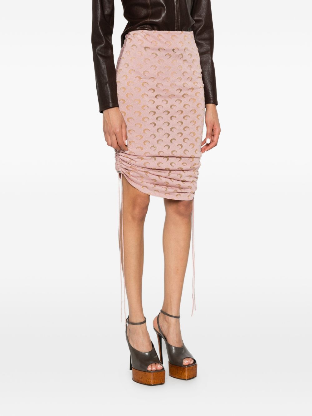 MARINE SERRE Marine Serre Women Moon Devore Skirt