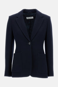 Max Mara Max Mara Women Bluette Utility Jersey Jacket