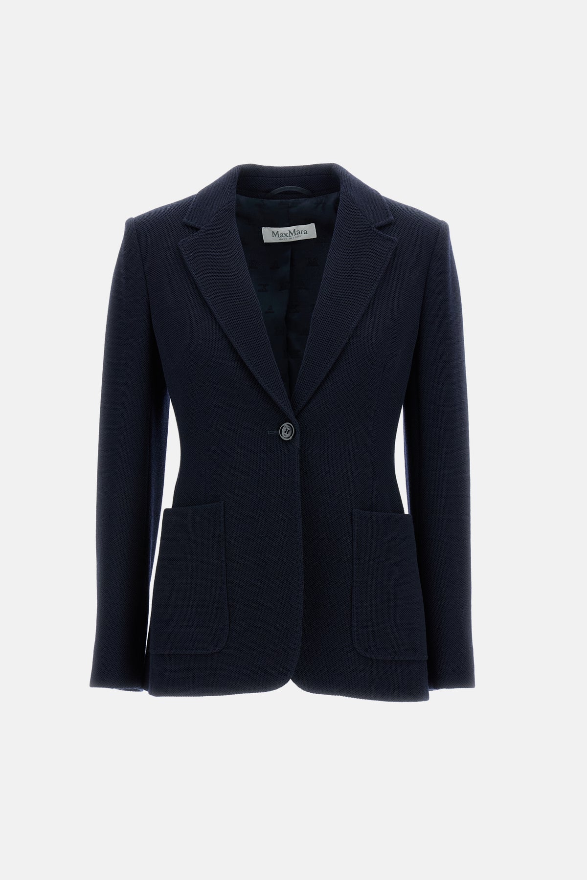 Max Mara Max Mara Women Bluette Utility Jersey Jacket