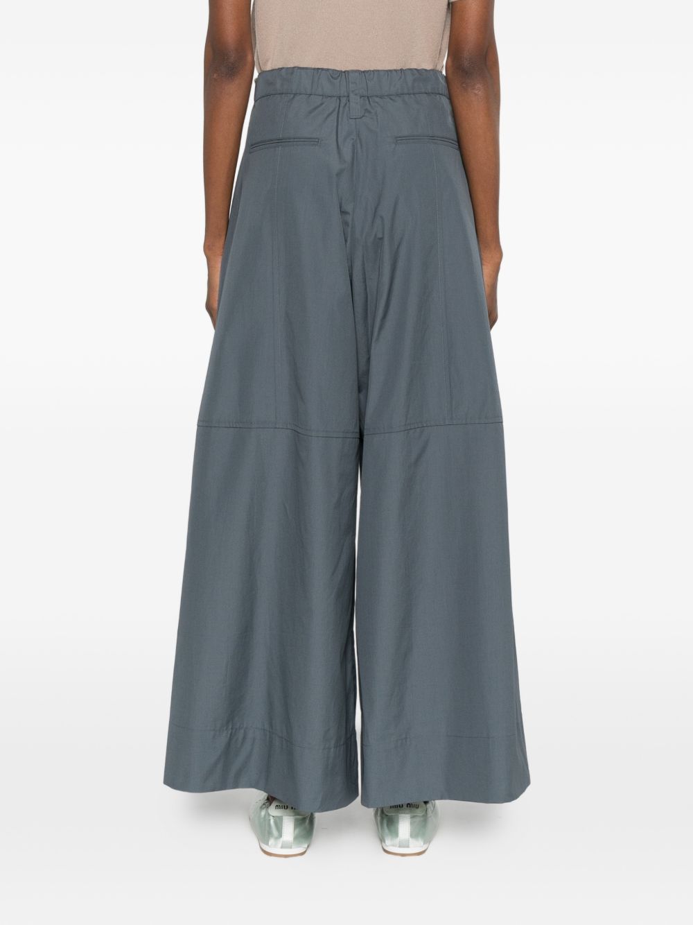 'S MAX MARA 'S Max Mara Women Cotton Wide-Leg Trousers