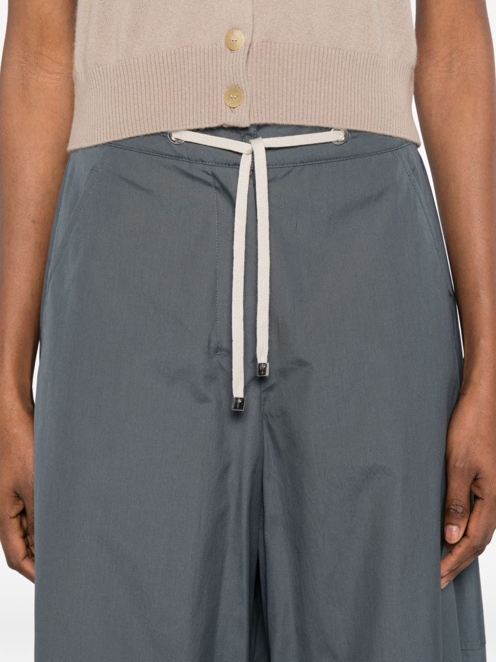 'S MAX MARA 'S Max Mara Women Cotton Wide-Leg Trousers
