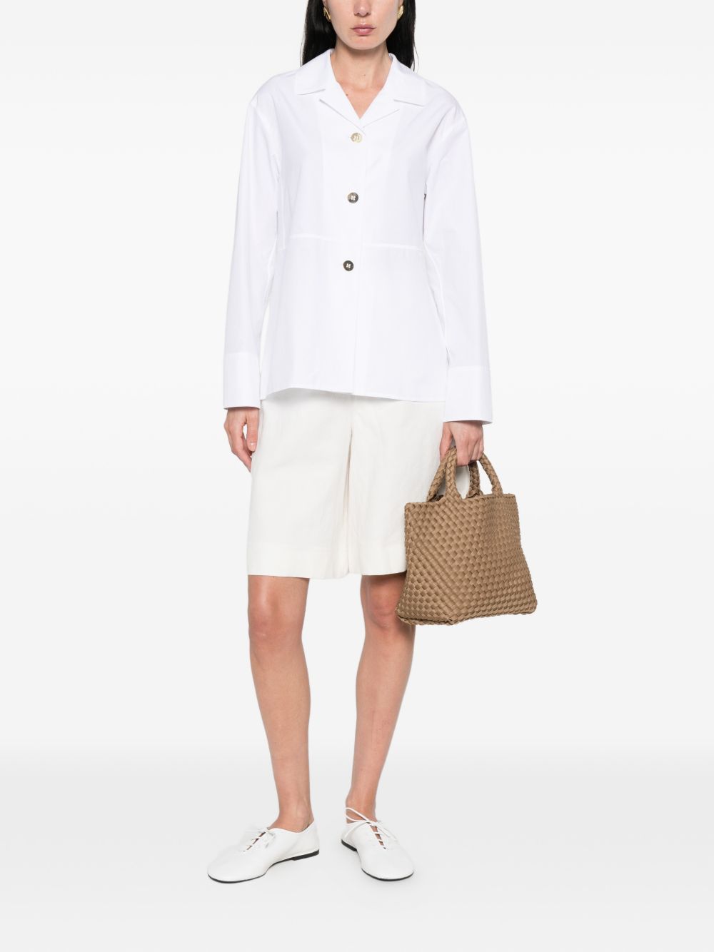 'S Max Mara Women Cotton And Linen Blend Shorts