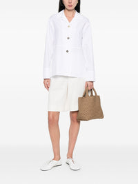 'S Max Mara Women Cotton And Linen Blend Shorts
