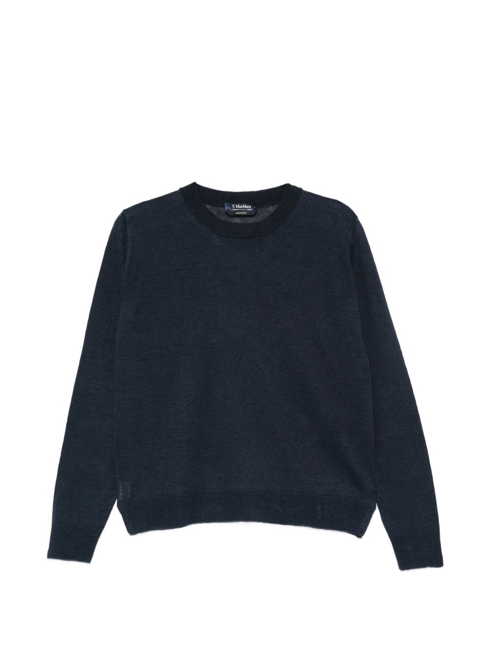 'S MAX MARA 'S Max Mara Women Linen Crewneck Sweater
