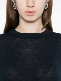 'S MAX MARA 'S Max Mara Women Linen Crewneck Sweater