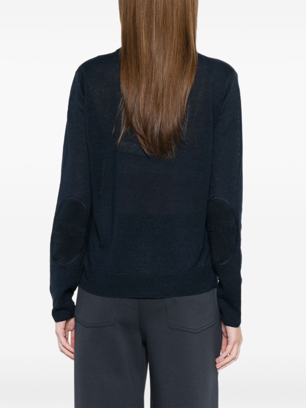 'S MAX MARA 'S Max Mara Women Linen Crewneck Sweater