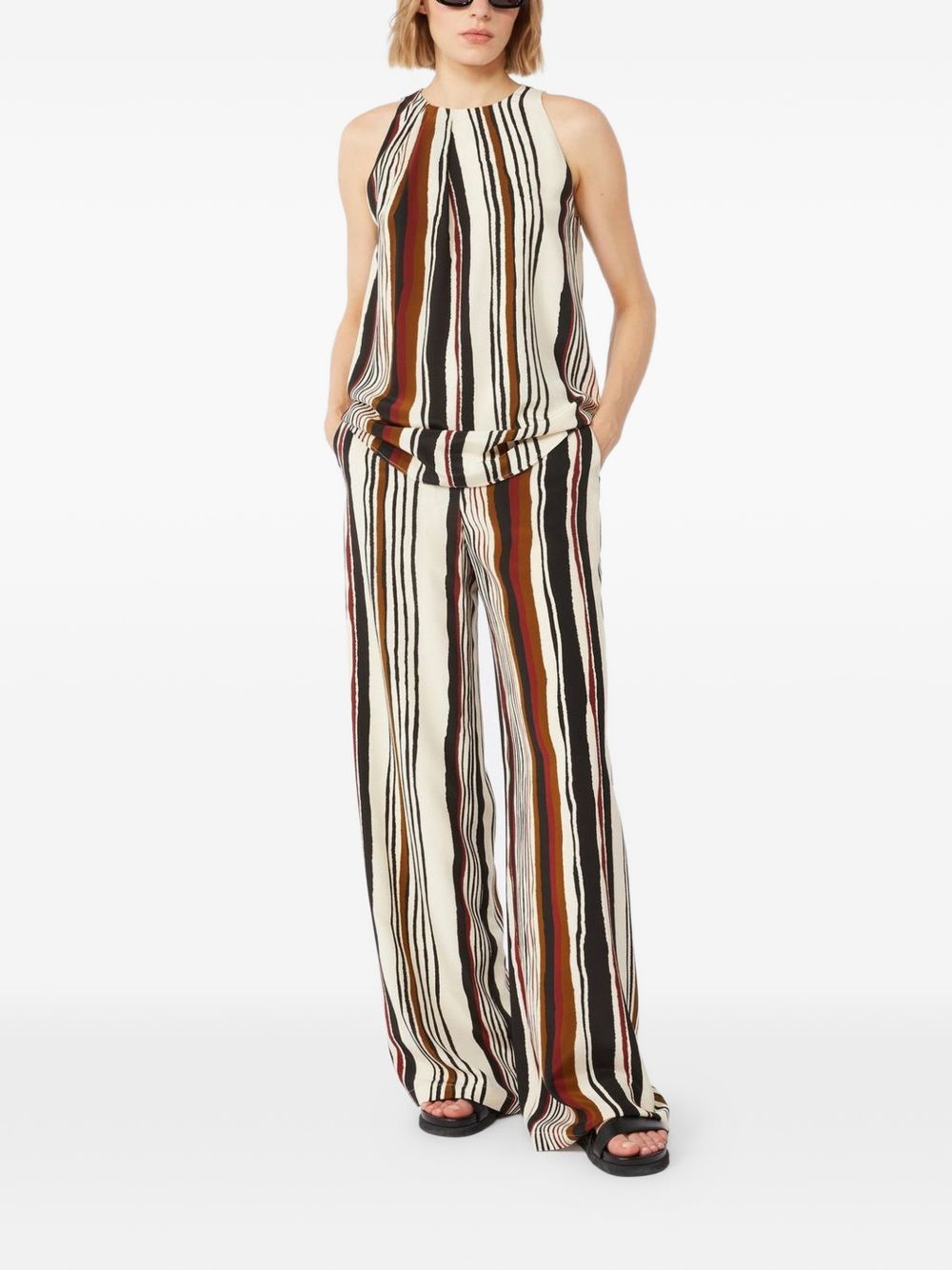 MAX MARA Max Mara Women Striped Silk Top
