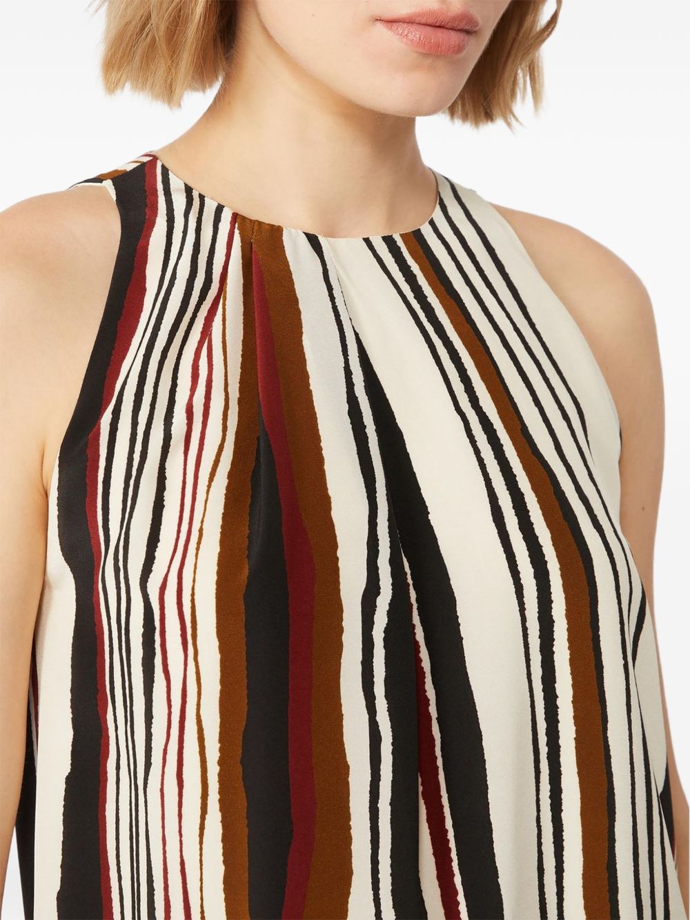 MAX MARA Max Mara Women Striped Silk Top