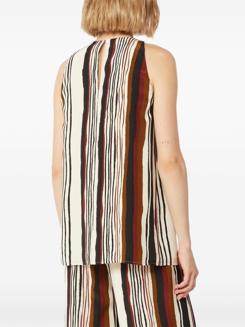 MAX MARA Max Mara Women Striped Silk Top