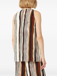 MAX MARA Max Mara Women Striped Silk Top