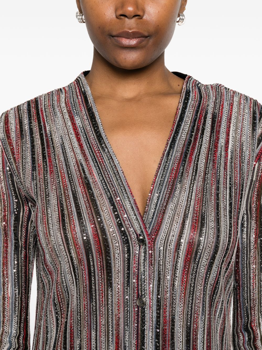 Missoni Women Striped Long Cardigan