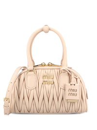 Miu Miu Women Arcadie Leather Handbag