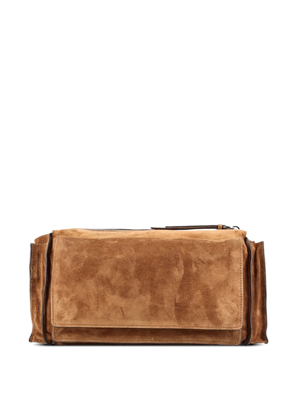 Miu Miu Women Utilitaire Suede Leather Crossbody Bag