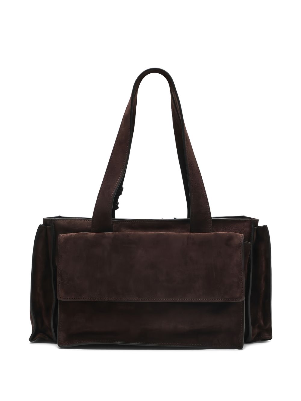Miu Miu Women Utilitaire Suede Leather Tote Bag
