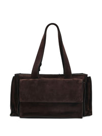 Miu Miu Women Utilitaire Suede Leather Tote Bag