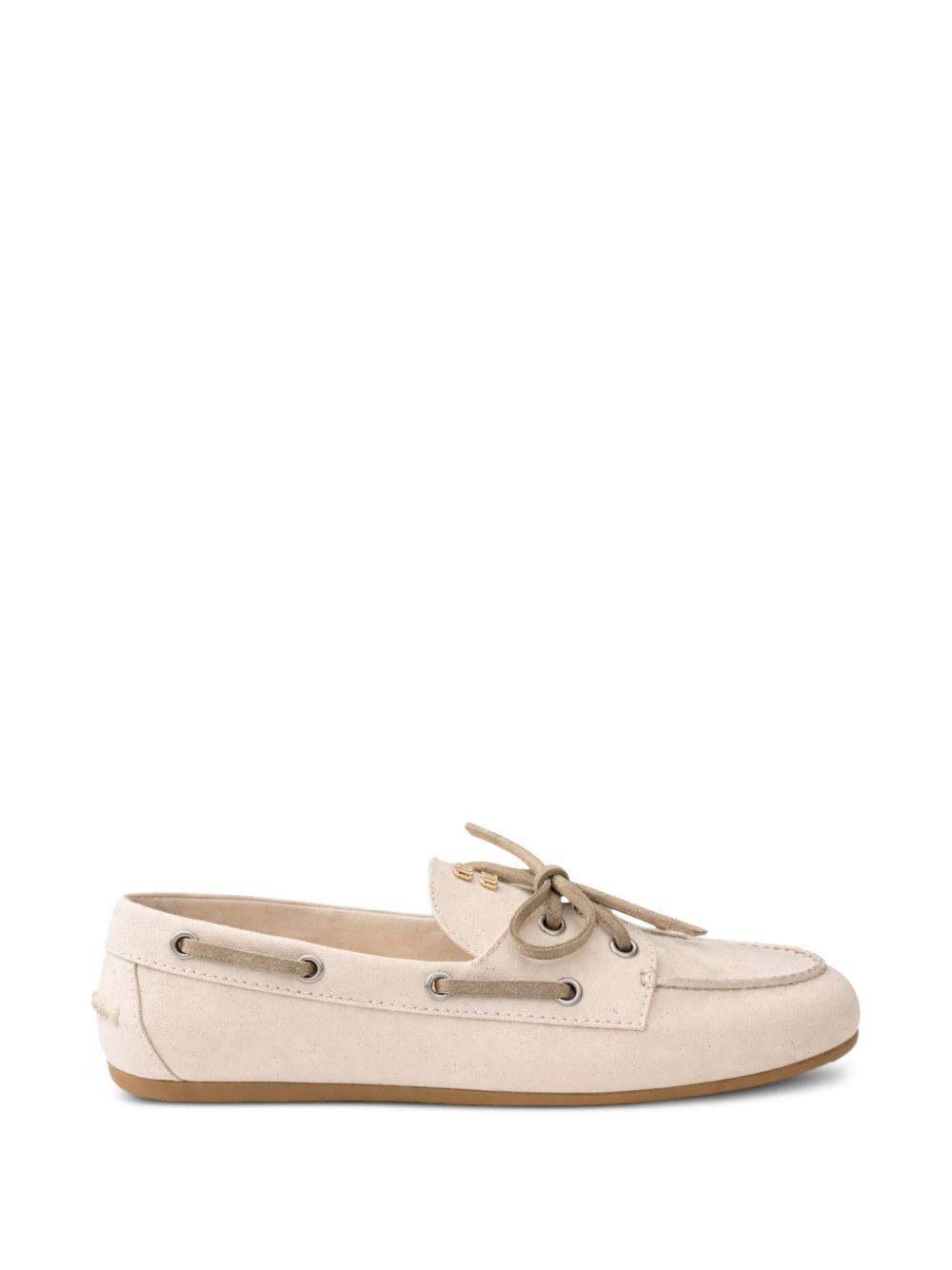 Miu Miu Women Deck Canvas Loafers