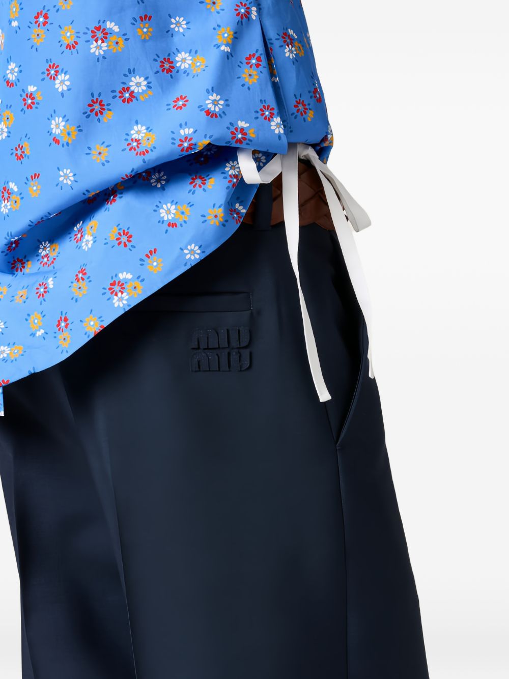 Miu Miu Women Wool Trousers