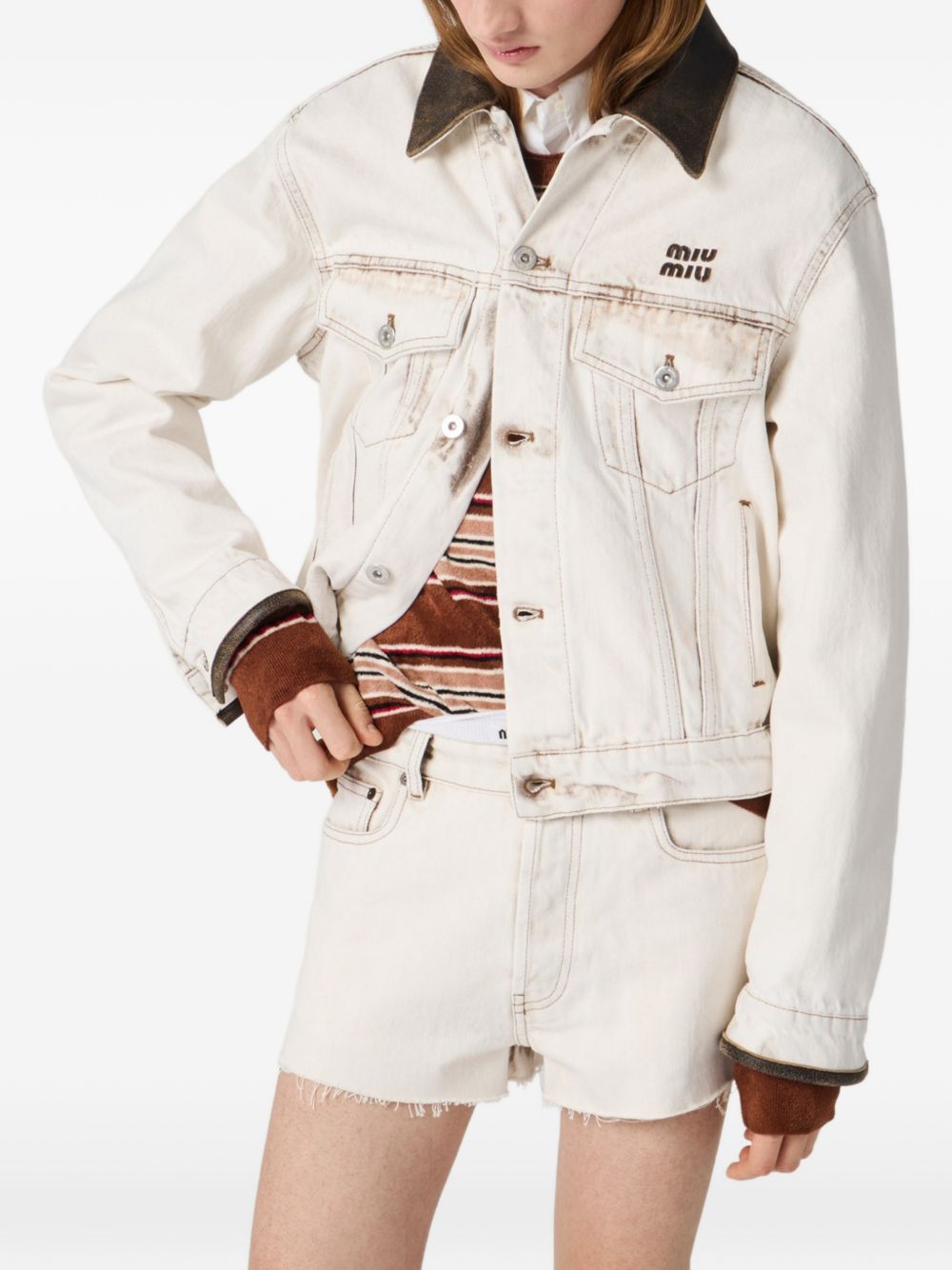 MIU MIU Miu Miu Women Denim Cotton Jacket