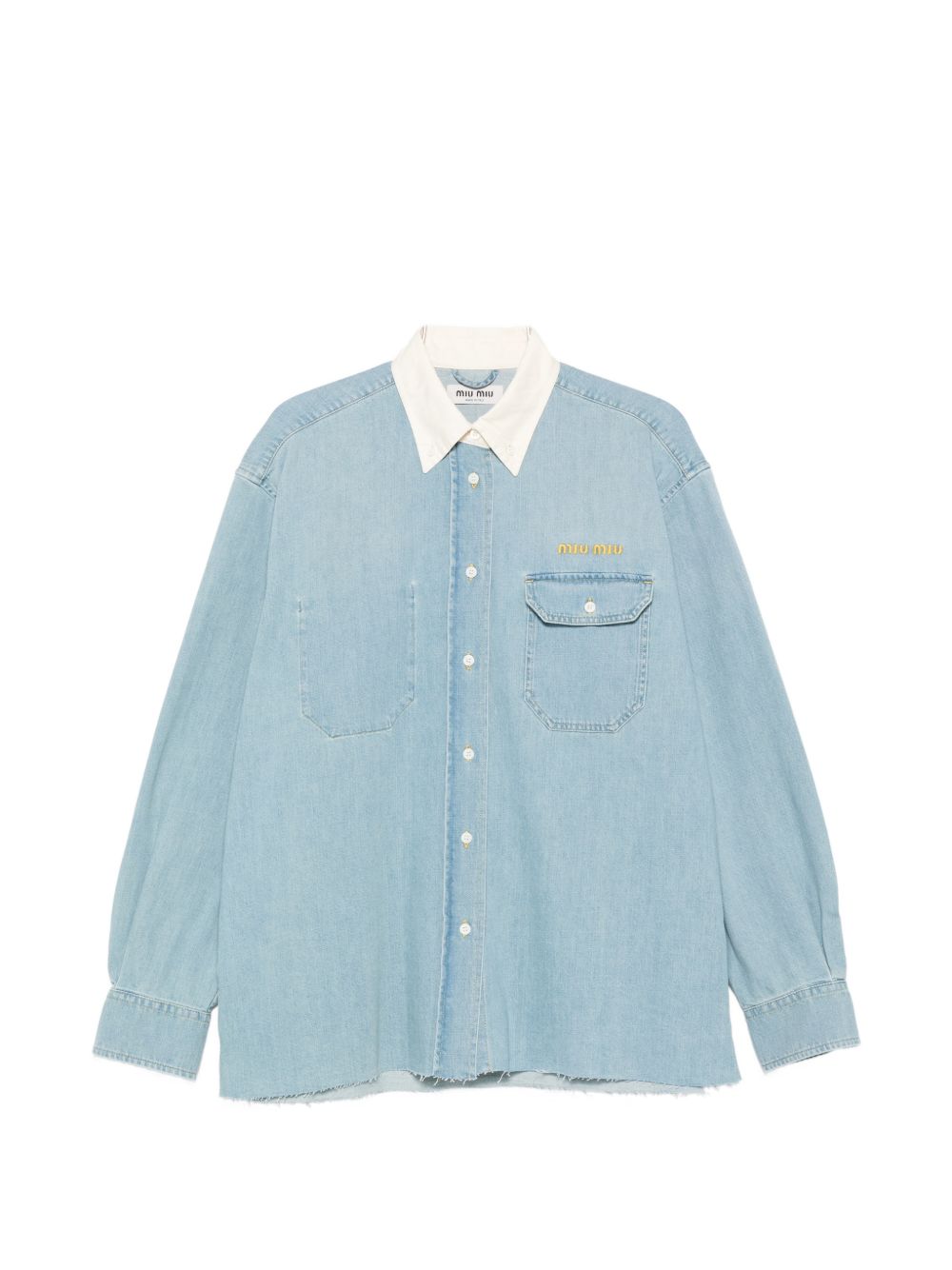 MIU MIU Miu Miu Women Denim Cotton Shirt