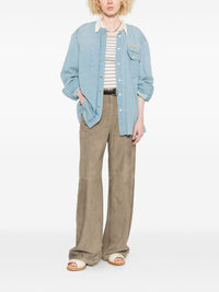 MIU MIU Miu Miu Women Denim Cotton Shirt